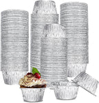 Aluminum Foil Baking Cups, 200 Pack Disposable 3 Oz Ramekins Aluminum Cupcake by SUPPHOUS