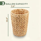 2-Pack Wicker Trash Cans - Image 6