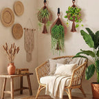 Honeydak Boho Decor Hanging Wall Baskets - Image 6