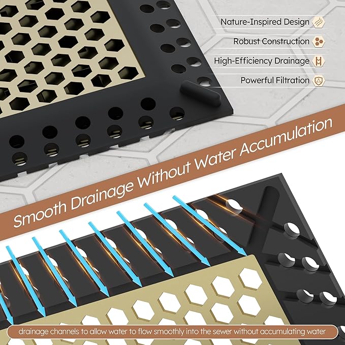 Not Moving Shower Drain Hair Catcher, Effective Hair Catcher Shower Drain - Image 6
