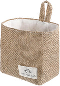 Small Cotton and Linen Hanging Storage Basket by Unknown