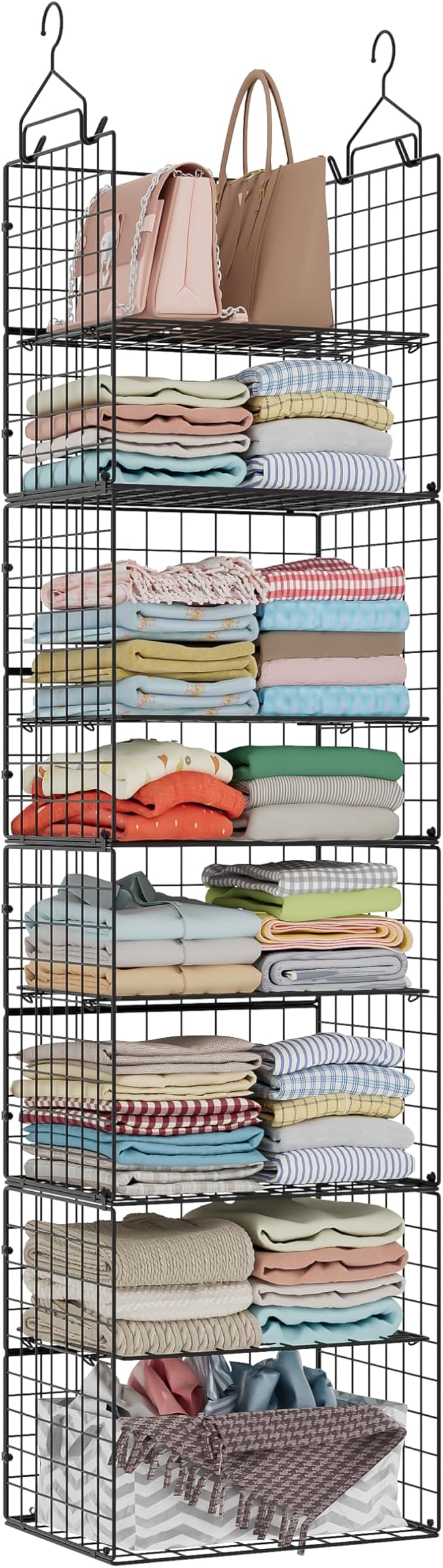 Hanging Closet Organizer and Storage by X-cosrack