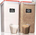 Shazo 2 PC Extra Large Bulk Food Storage Containers by Shazo