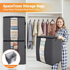 Clothes Storage Bags, 80L Large Capacity Containers - Image 6