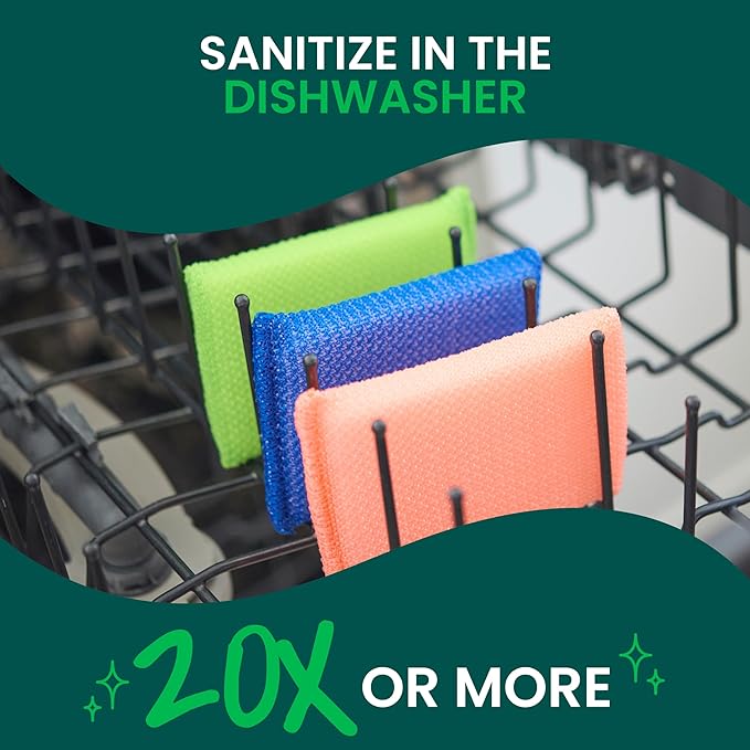 Scotch-Brite Dobie Non-Scratch All-Purpose Scrub Pads, Original Cleaning Sponges - Image 7