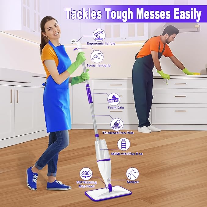Spray Mops for Hardwood Floor Cleaning: EXEGO Wet Mops - Image 3