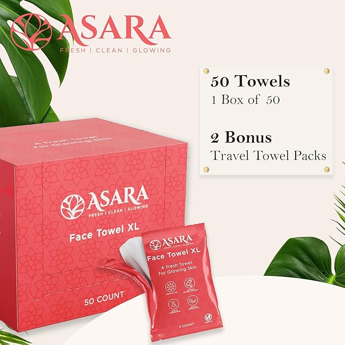 Clean Face Towels Disposable XL Facial Wipes | Add Water As a Makeup Remover | - Image 6