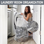 Goodpick Laundry Baskets 2-Pack, 75L Hamper - Image 5