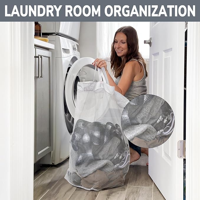 Goodpick Laundry Basket with Wheels, 75L Laundry Hamper - Image 5
