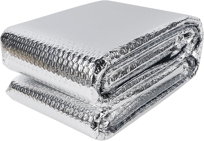 winemana Window Insulation Roll, 24IN x 20FT Reflective Heat Shield Bubble Film by winemana