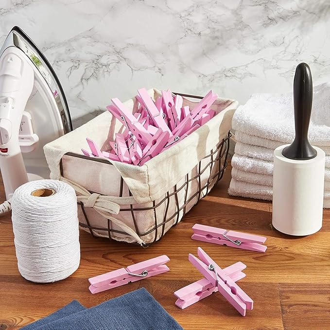 Juvale Wooden Clothespins for Classroom Decor - Image 2