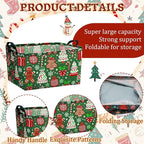 4 Pack Christmas Storage Bin Collapsible Large Christmas Storage Baskets - Image 3