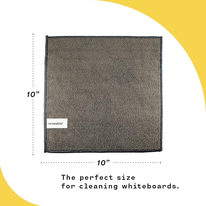 Remooble Microfiber Cleaning Cloth, Streak Free Whiteboard Cleaning Rags - Image 4
