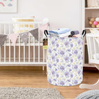 HUNRUNG Laundry Hamper, Large Canvas Fabric Lightweight Storage Basket Toy - Image 4