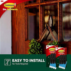 Command Outdoor Large Hooks, Holds up to 5 lbs, Damage Free Hanging Wall Hooks - Image 5