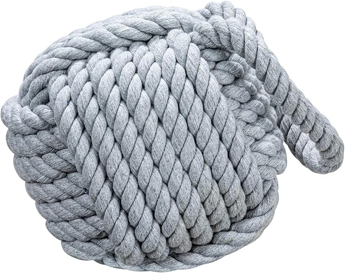 Nautical Rope Knot Decorative Cotton Door Stop - Image 3
