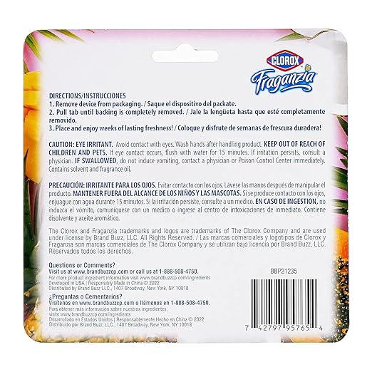 Clorox Fraganzia Small Rooms Air Freshener, Island Escape Scent - Image 5