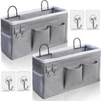 2pcs Hanging Baskets for Organizing, Fabric Wall storage Basket, Wall Organizer by KANRICHU