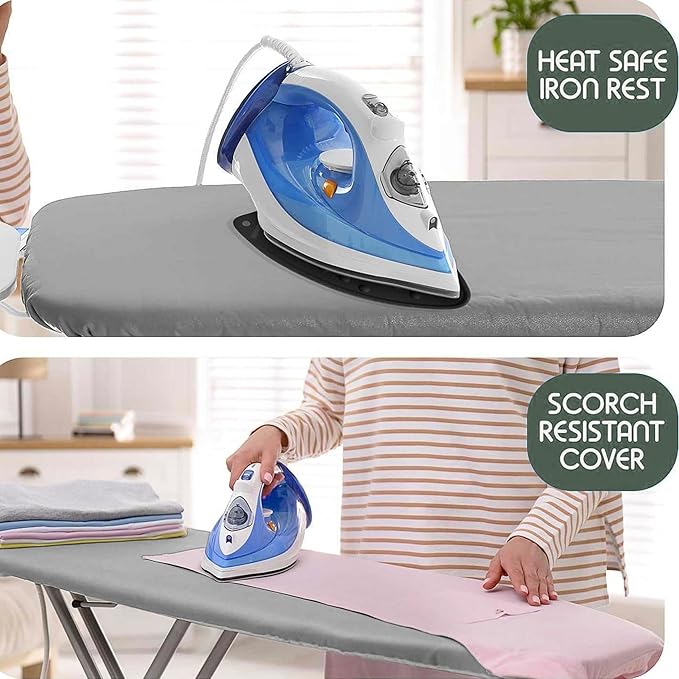 Hearth & Harbor Ironing Board Cover and Pad 15x54 Full Size, Thick Heavy Duty - Image 3