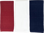 Patriotic Red White Navy Blue Kitchen Hand Dish Towels Oversized 28"x18" - Image 6