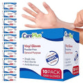 CARE PLUS Vinyl Gloves Clear Extra Large Size 1000 Count | Heavy Duty, by CarePlus