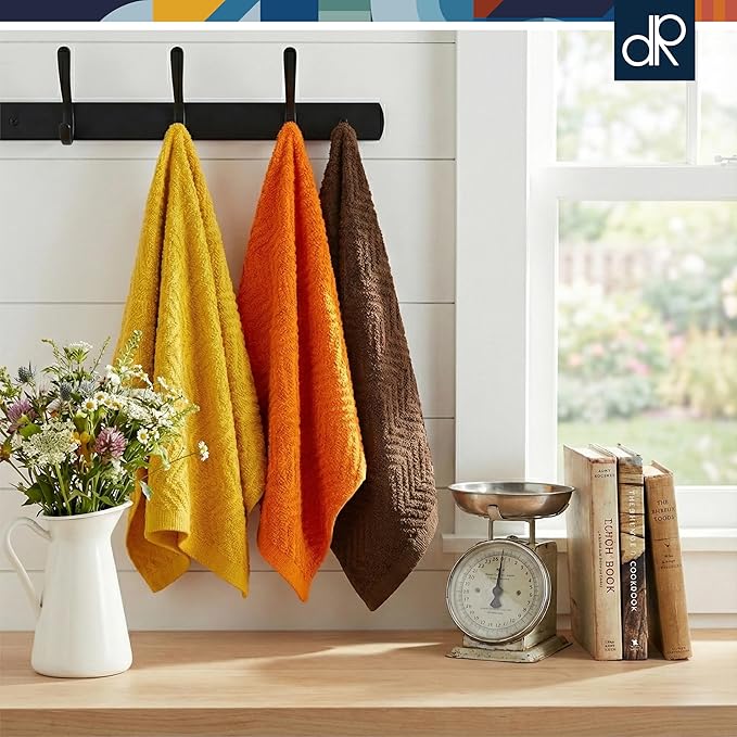 DecorRack 100% Cotton Kitchen Towels - Image 6