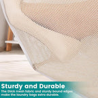 4Pcs Durable Cotton Mesh Laundry Bags - Image 7