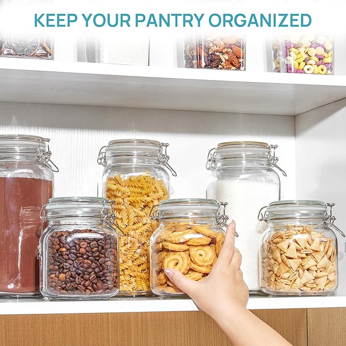 Vtopmart 78oz Glass Food Storage Jars - Image 5