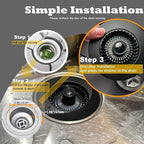 Kitchen Sink Drain Strainer 3 in 1, 304 Stainless Steel Pop Up Sink Stopper - Image 6