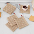 Mordimy 100% Cotton Terry Cloth Dish Cloths, Soft and Absorbent Checkered Dish - Image 7
