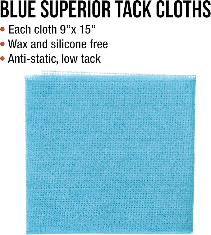 TCP Global Pure Blue Low Tack Superior Tack Cloth, Automotive & Woodworking - Image 3