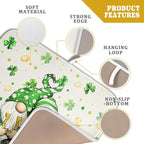 St Patrick's Day Gnome Dish Drying Mat 16x18 inch Lucky Shamrock Absorbent - Image 4