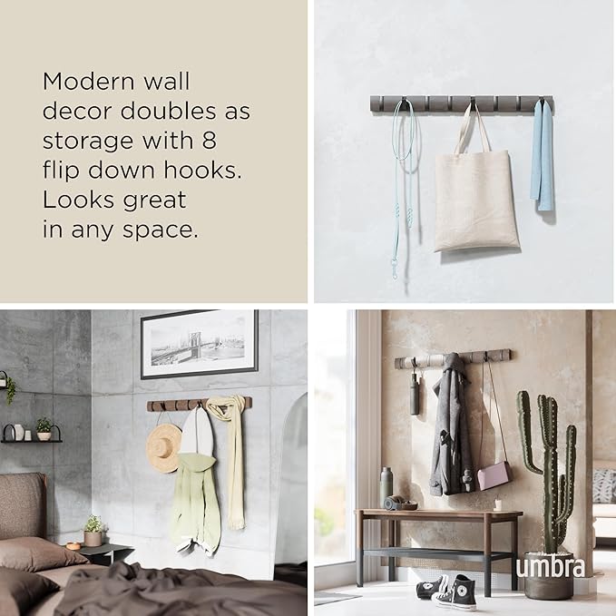 Umbra Flip Wall-Mounted Coat Rack - Image 4