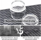 ZLR Silicone Dish Drying Mat 12" x 12" Square - Image 2