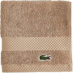 Lacoste Heritage 100% Supima Cotton Wash Cloth, Premium Super Soft Bath Towel by LACOSTE