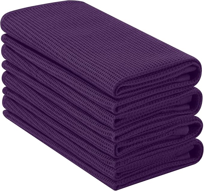 Homaxy 100% Cotton Waffle Weave Kitchen Towels by Homaxy