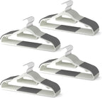 40 Pack Heavy Duty Plastic Hangers, Non Slip Clothes Hangers by MLKJHHI