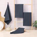 Homaxy 100% Cotton Waffle Weave Kitchen Towels - Image 2