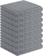 Homaxy 100% Cotton Terry Kitchen Towels, Checkered Designed, Soft and Super by Homaxy