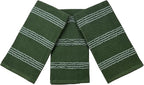 Serafina Home Dark Forest Green Kitchen Hand Dish Towels: Oversized 18" x 28" by SerafinaHome