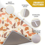 Fall Burnt Orange Leaf Dish Drying Mat 18 x 24 Inch - Image 4