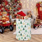 HUNRUNG Laundry Hamper, Large Canvas Fabric Lightweight Storage Basket Toy - Image 4