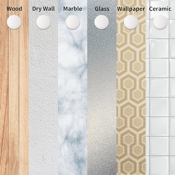 JULBEAR Door Stopper Wall Protector, Absorbent Silicone, Door Handle Bumpers - Image 7