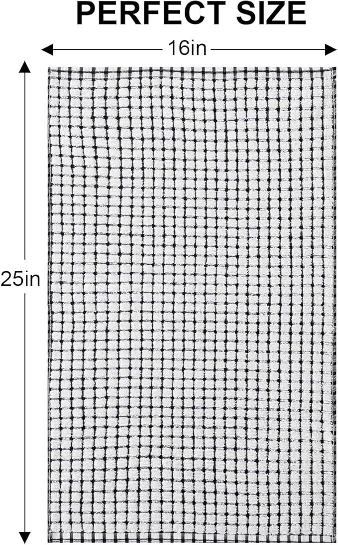Kitinjoy Cotton 8 Pack Terry Kitchen Towels, 16 x 25 Inches Super Soft and - Image 6