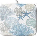 Nautical Coastal Dish Drying Mat by Sweetshow