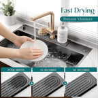 Diatomite Kitchen Faucet Mat - Image 3