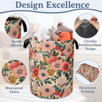 Vintage Flowers Laundry Hamper - Image 4