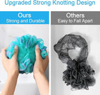 AmazerBath Loofah Sponge 60g/Piece, Exfoliating Bath Sponge Body Scrubber - Image 4