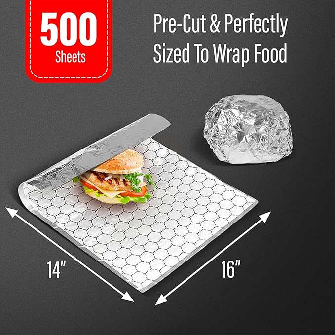 Insulation Sandwich Wrapping Paper Aluminum Foil Sheets - Image 2