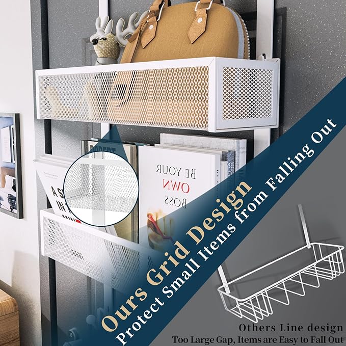 Consumest Over The Door Organizer Hooks, Door Hanger - Image 3